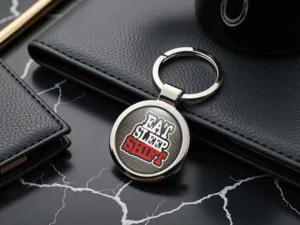 Mens Best Keyring Metallic Edition